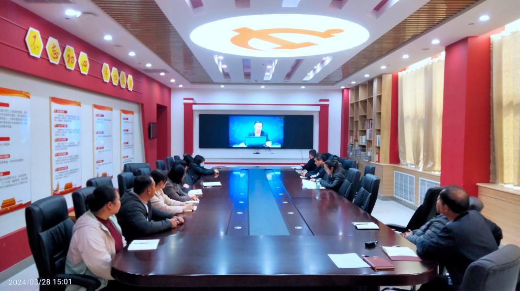 第一党支部学习现场